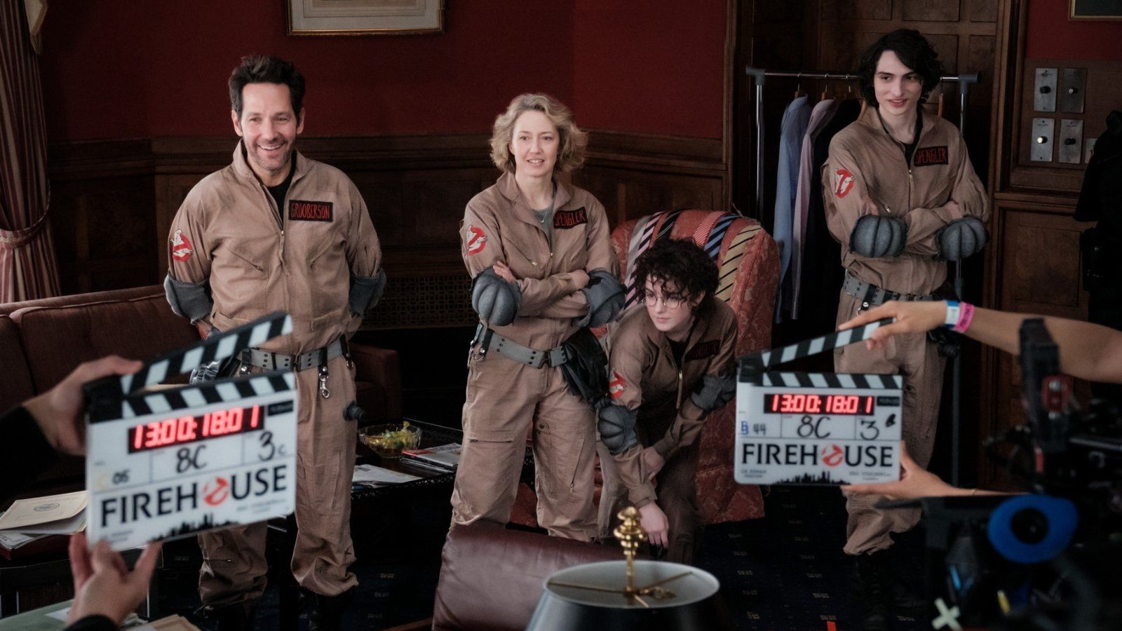 Ghostbusters: Afterlife Stars Reunite In Frozen Empire Set Photos