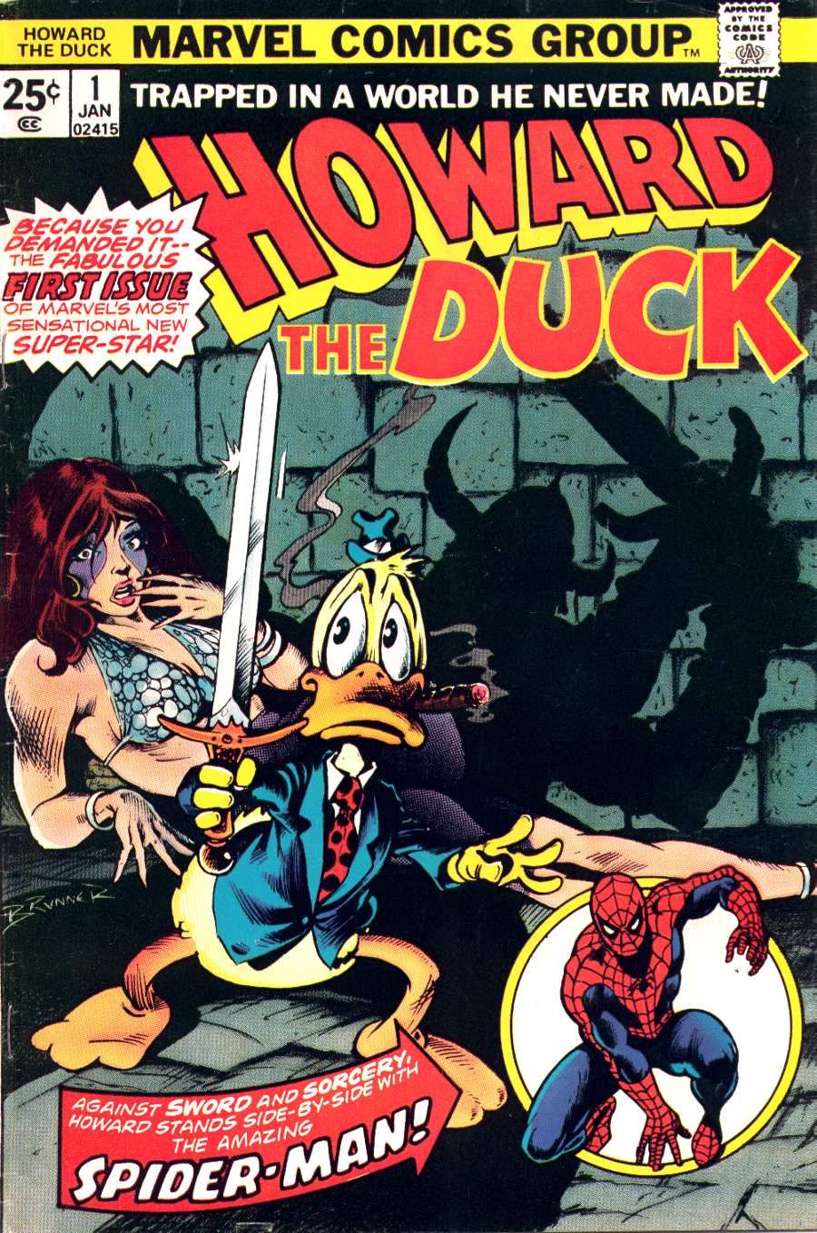 The cover of Howard the Duck #1