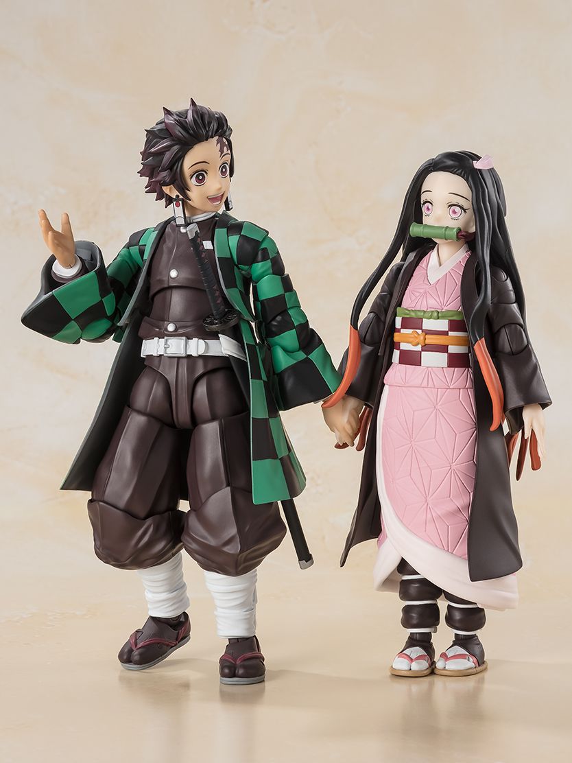 Bandai Releases Demon Slayer Tanjiro and Nezuko Figures Internationally