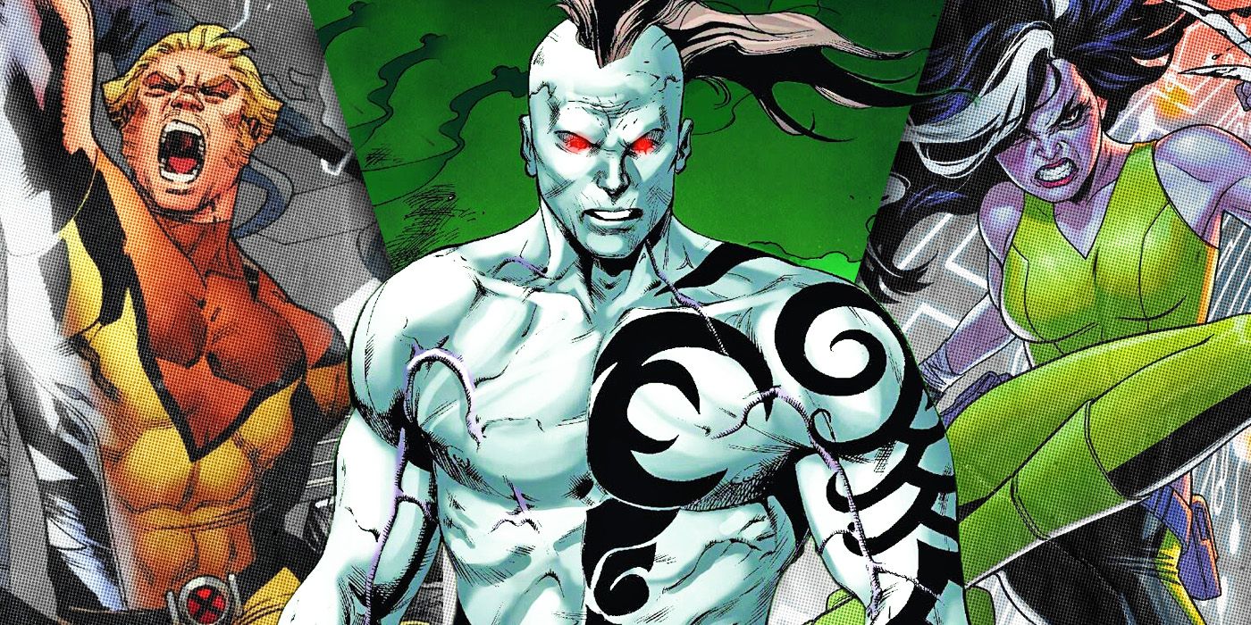 Jimmy Hudson, Daken, and Laura Kinney in action poses from Marvel Comics
