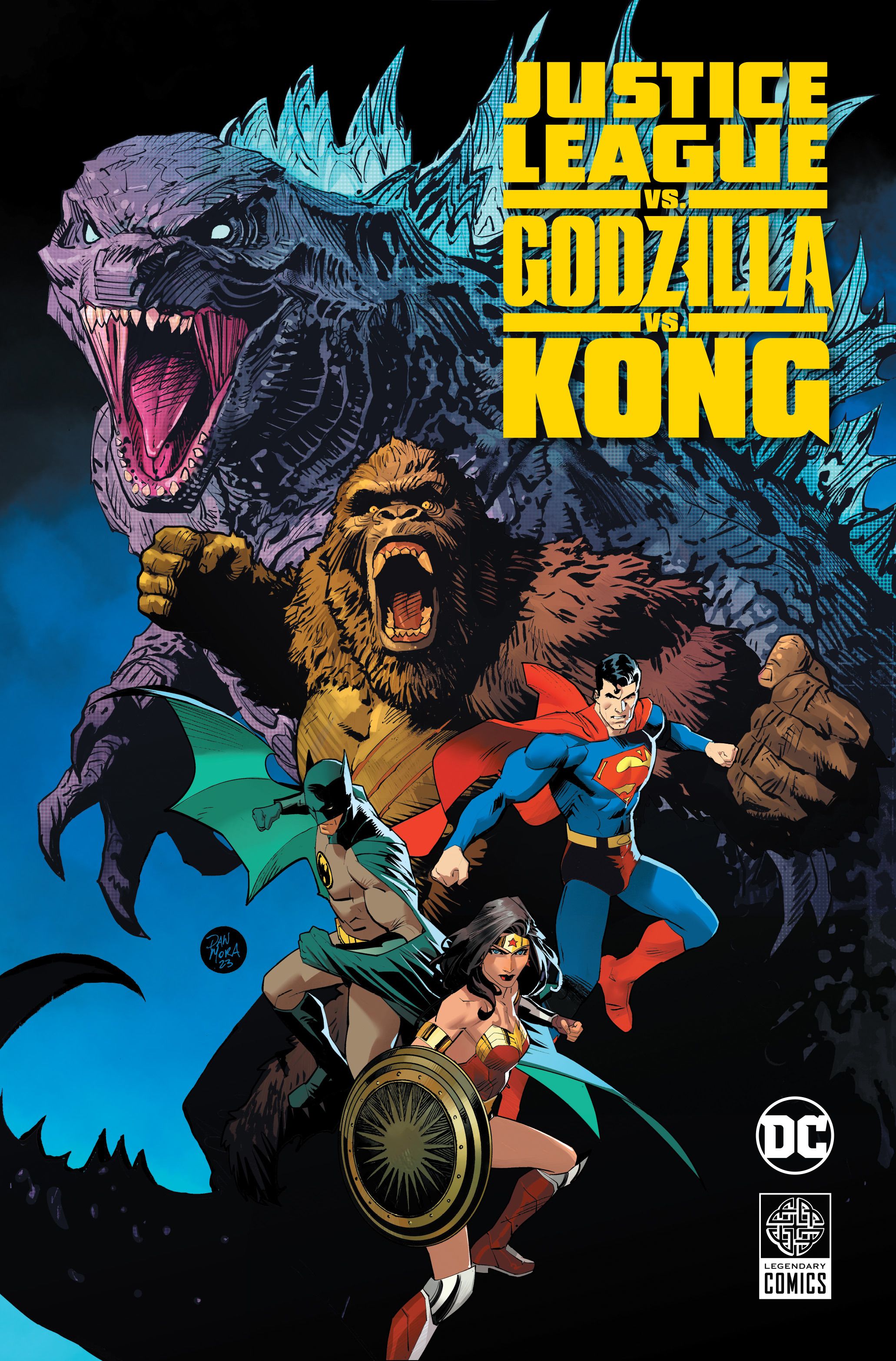 Liga da Justiça vs Godzilla vs Kong coletados