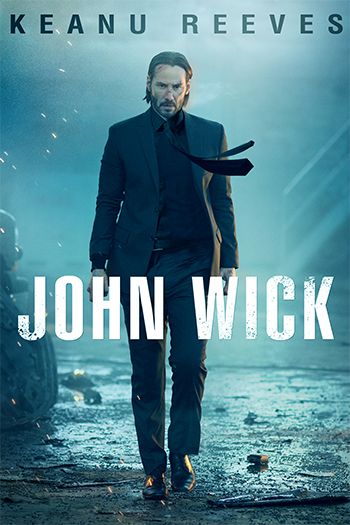 Keanu Reeves as John Wick in the John Wick franchise