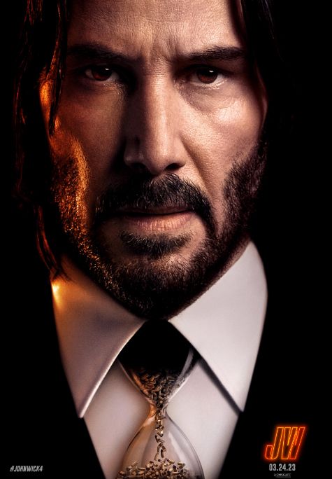 Keanu Reeves John Wick 4 theatrical poster 2023