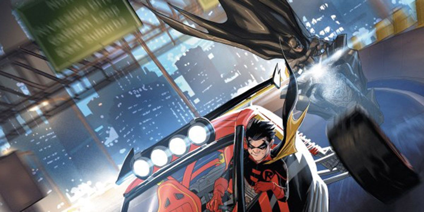 Capa variante de Batman e Robin #5.