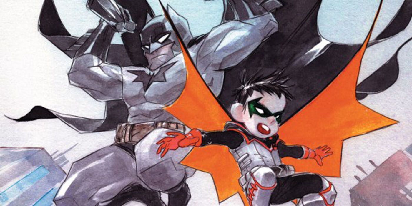 Capa da variante anual nº 1 do Batman e Robin 2024.