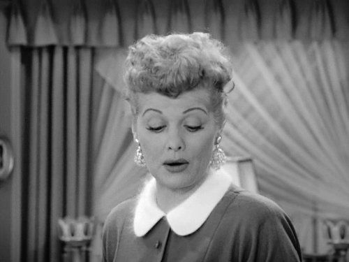 Lucille Ball in I Love Lucy episode Lucy Tells the Truth