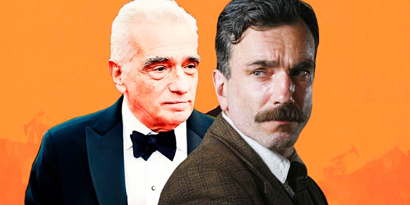 Martin Scorsese and Daniel Day-Lewis from There Will Be Blood