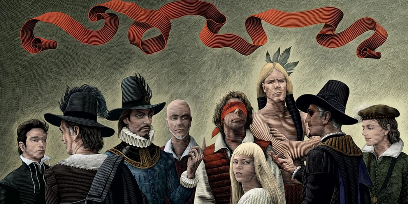 the cast of the first volume of the various marvel 1602 comic book limited series
