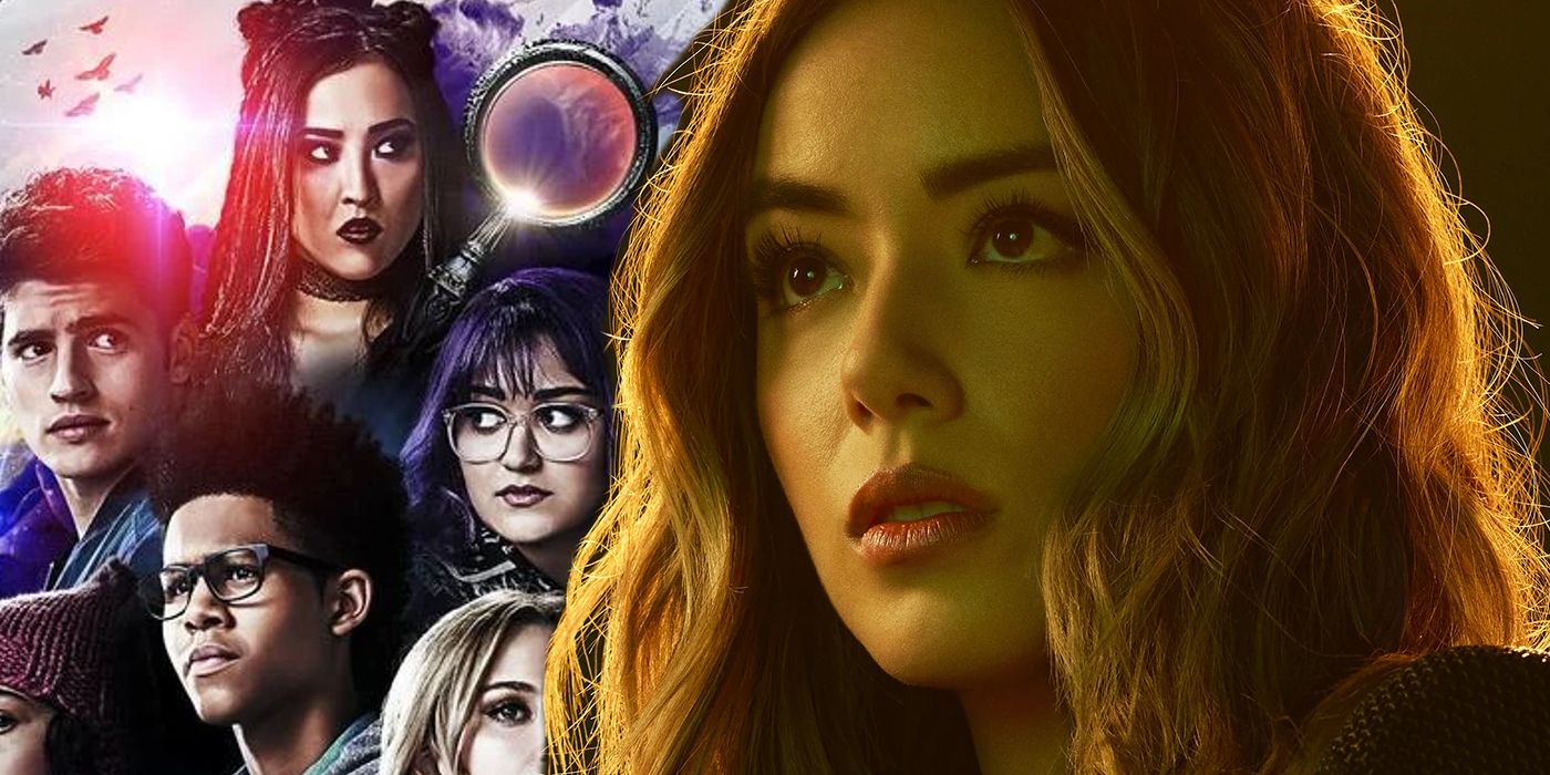 Split: Cast of The Runaways; Chloe Bennet as Quake in Agents of SHIELD