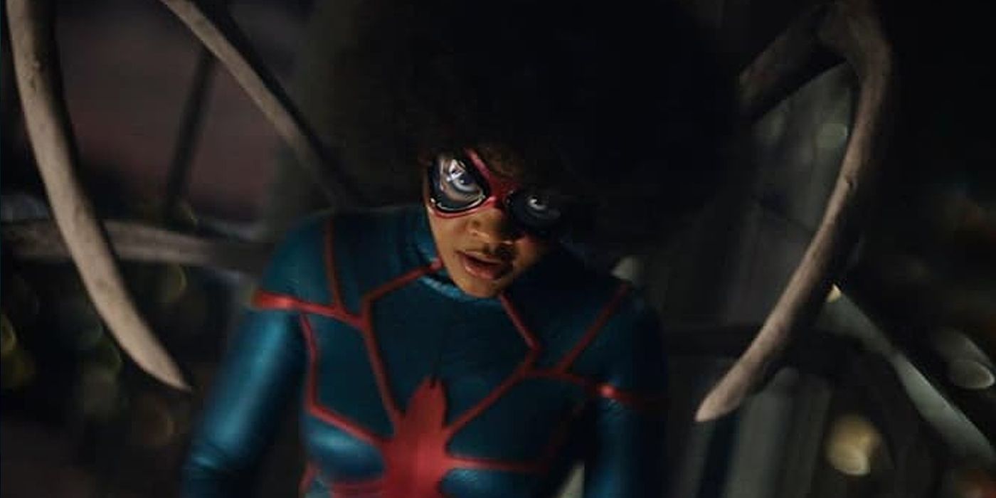 Mattie-Franklin becomes Spider-Girl in Madame Web