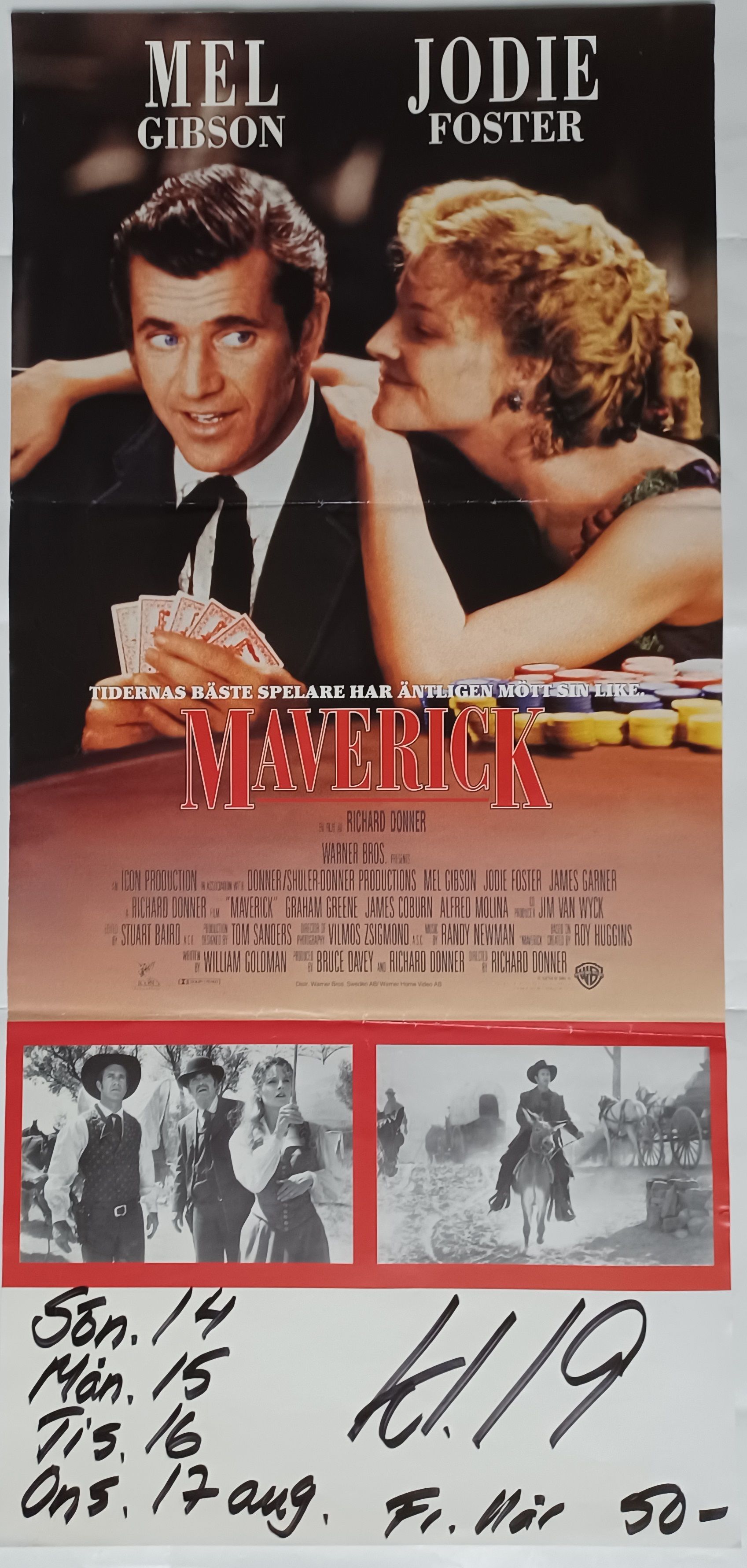 Maverick 1994 Film Poster