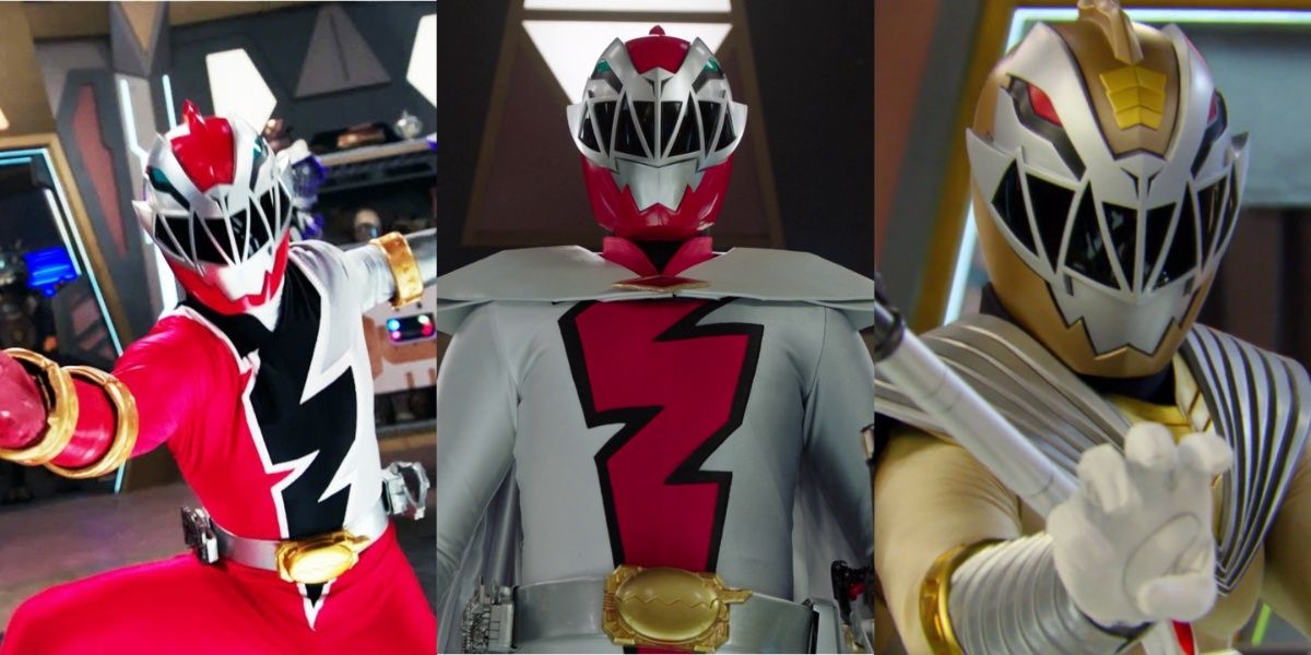 Zayto como Red Dino Fury Ranger, Zenith Dino Fury Ranger e Zenith Cosmic Fury Ranger de Power Rangers Dino Fury e Cosmic Fury.