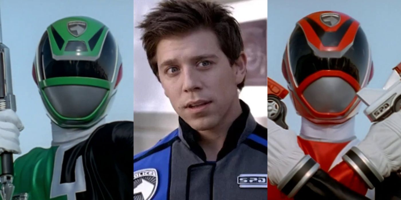 Bridge Carson, o Power Ranger SPD Verde, Azul e Vermelho.