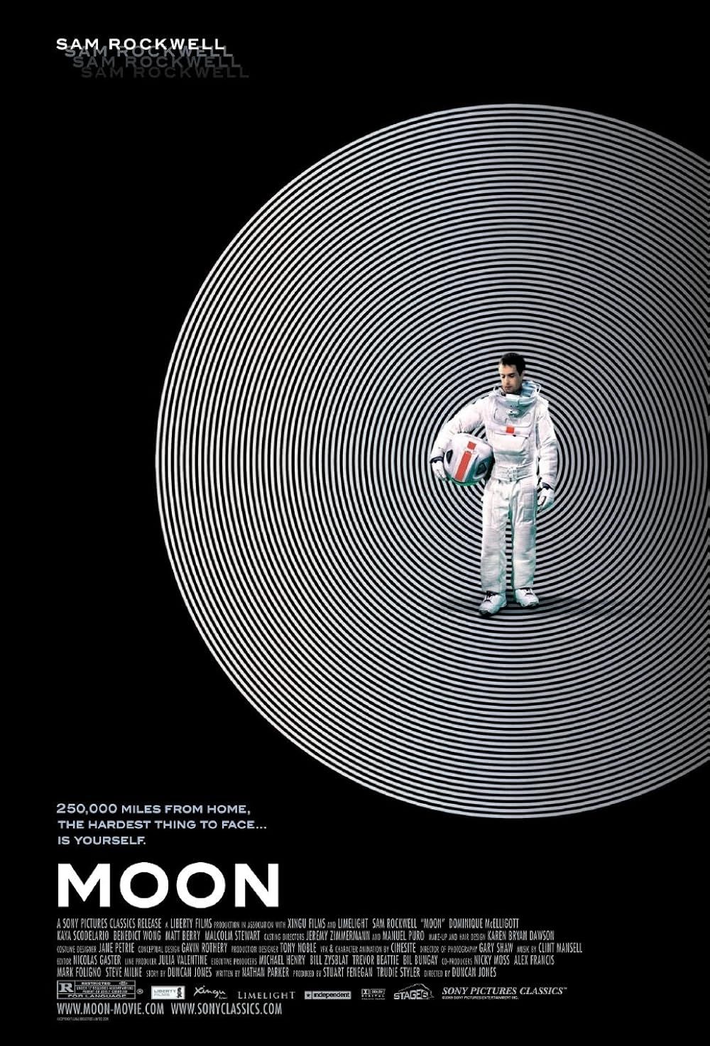 The poster for the movie Moon