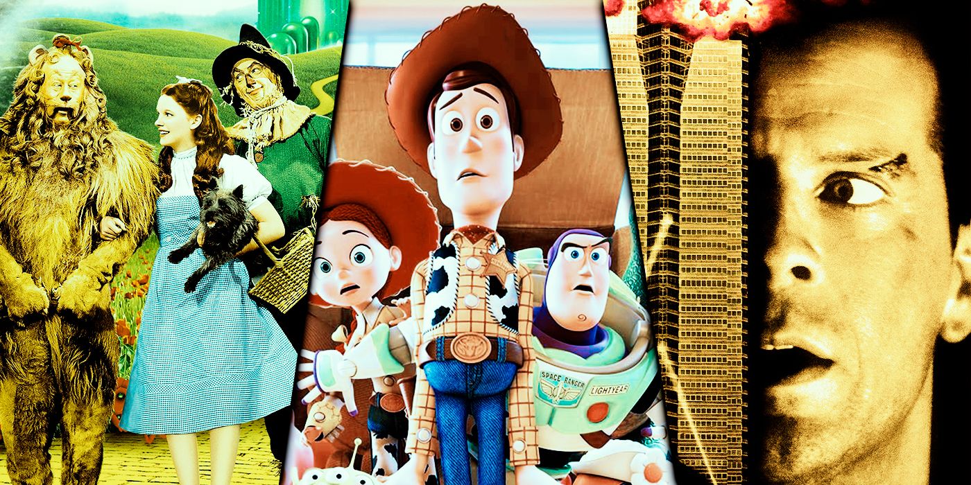Toy Story, Die Hard and Wizard of Oz