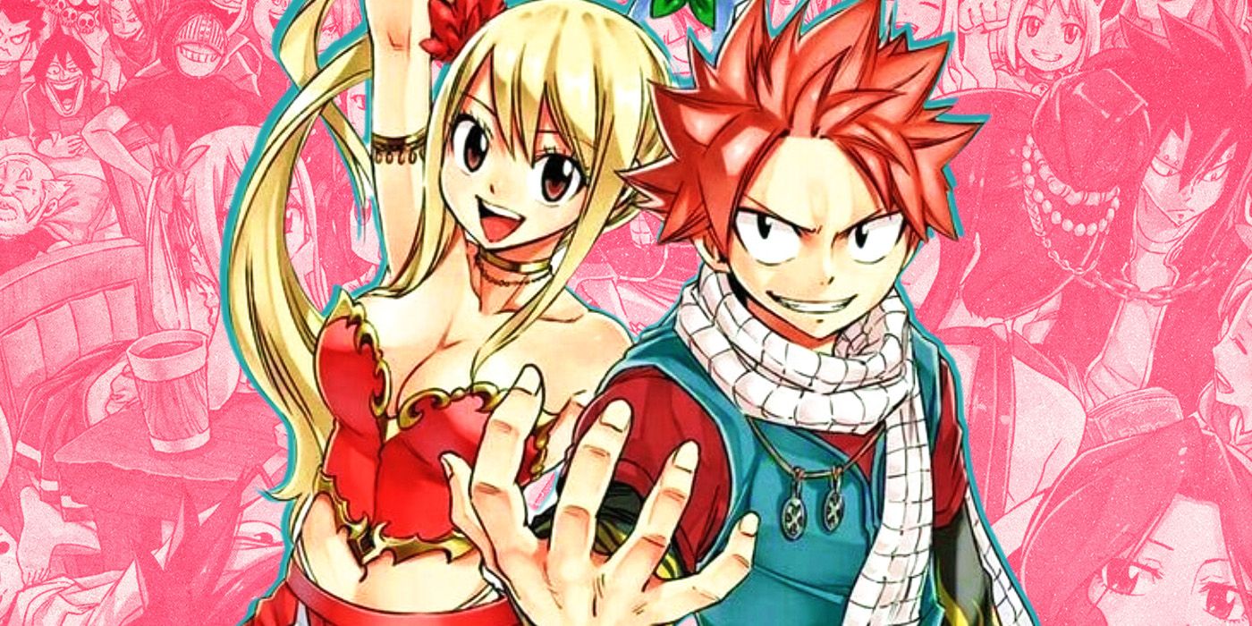 Natsu and Lucy as High School Students [media] : r/fairytail