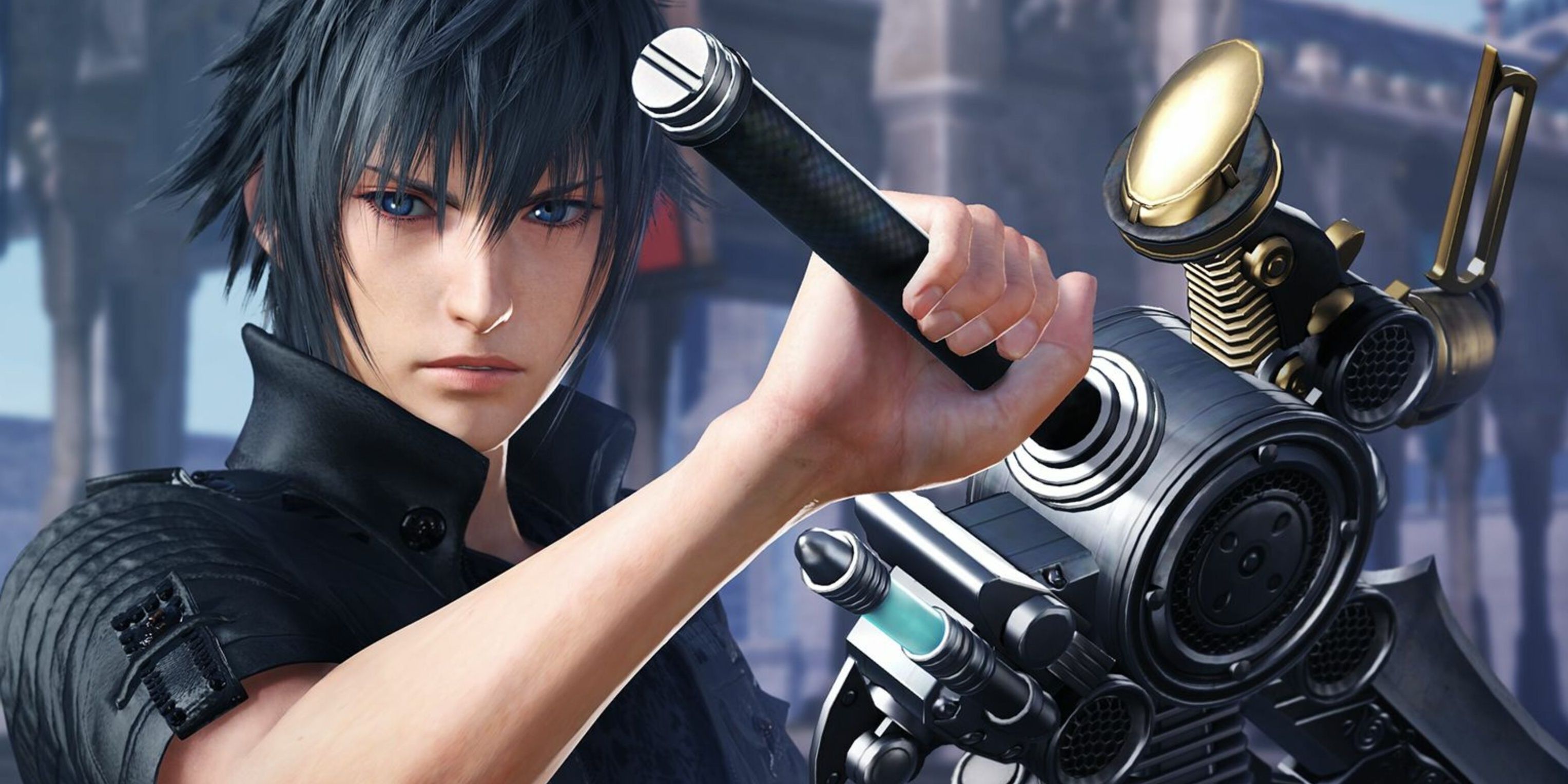 Noctis de Final Fantasy XV levanta su espada