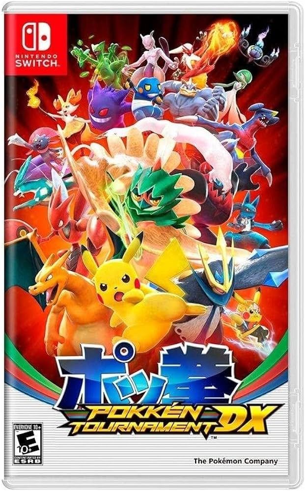 Pikachu and Other Pokemon Prepare for Battle on the Pokkén Tournament DX cover