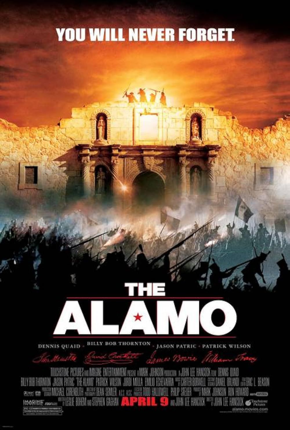 Poster for the 2004 film El Alamo