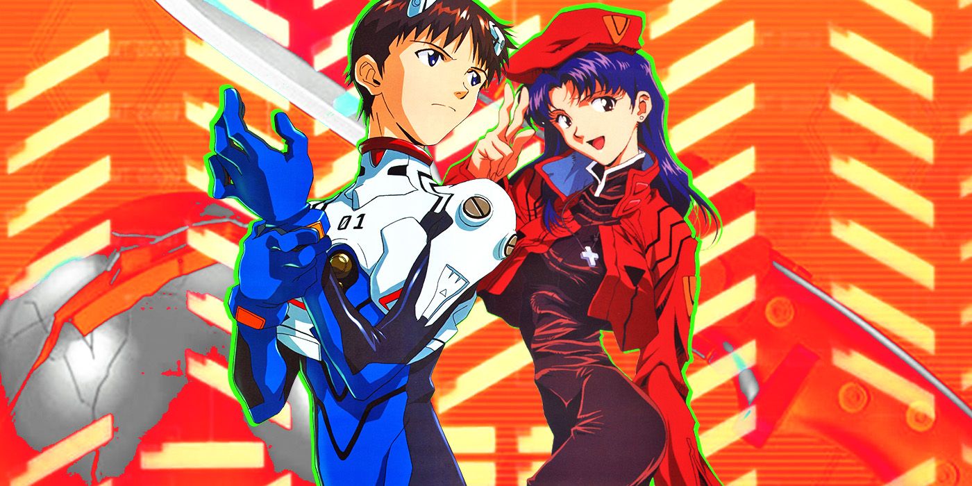 Shinji and Misato Neon Genesis Evangelion