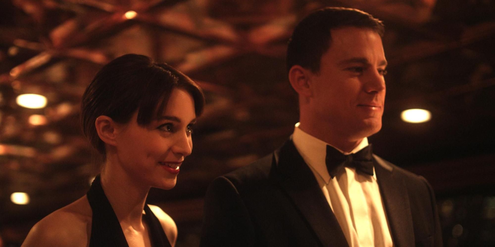 Channing Tatum y Rooney Mara vistieron elegantemente en Side Effects.