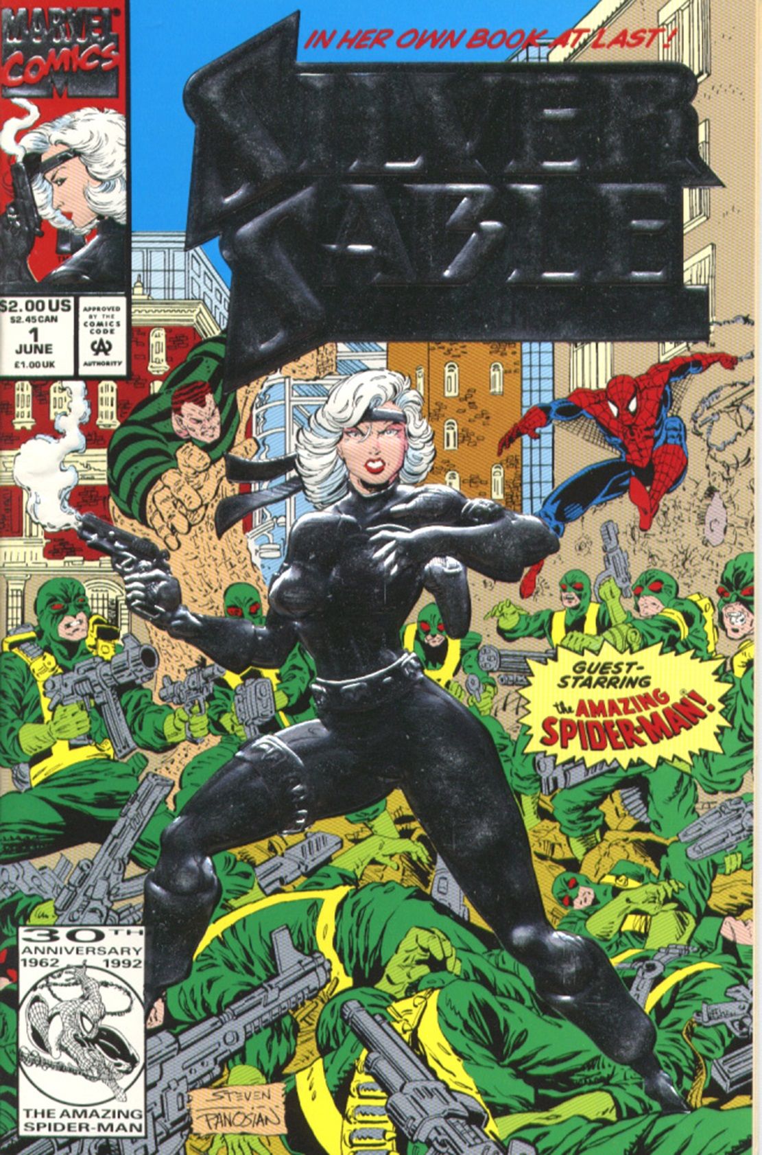 The cover of Silver Sable and the Wild Pack #1