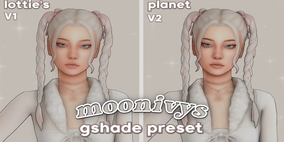 Moonivy's Gshade Preset for The Sims 4 CAS