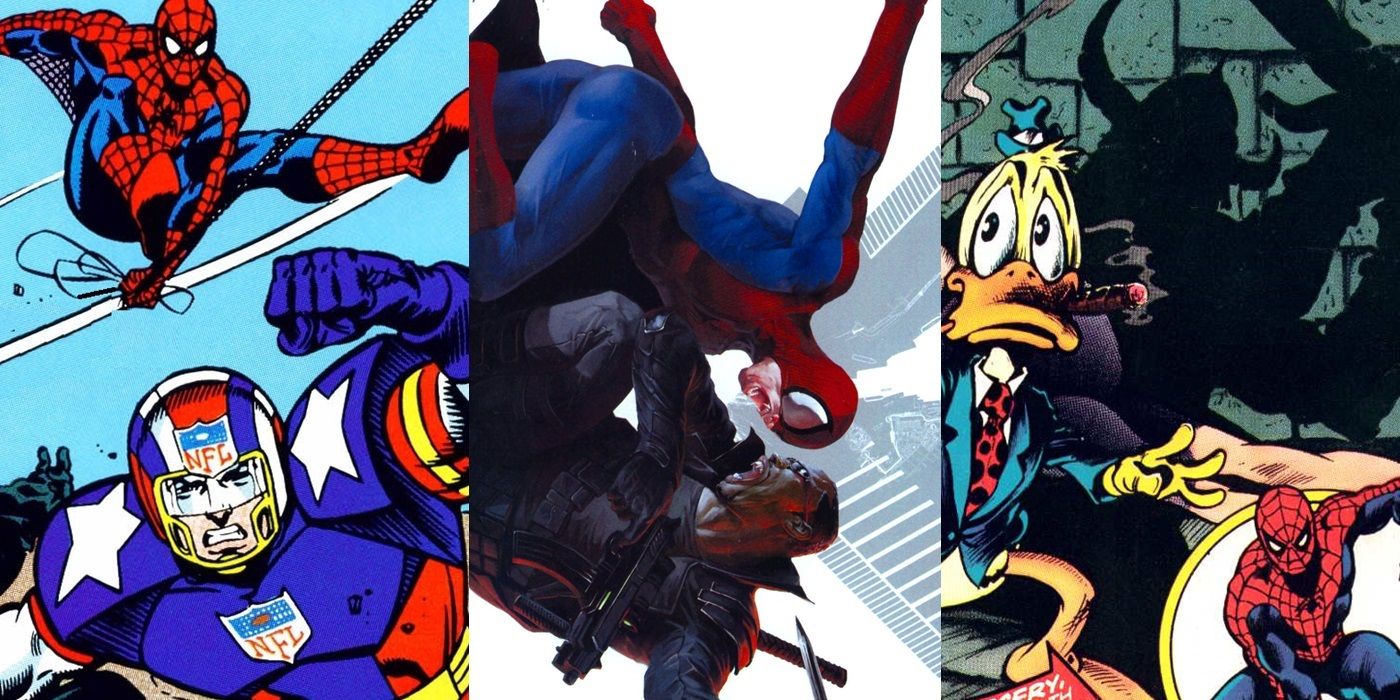 Spider-Man guest starring in other comic books' first issues