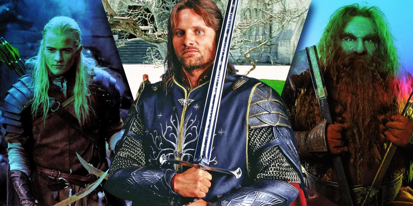 Split Images of Legolas, Aragorn, and Gimli-1