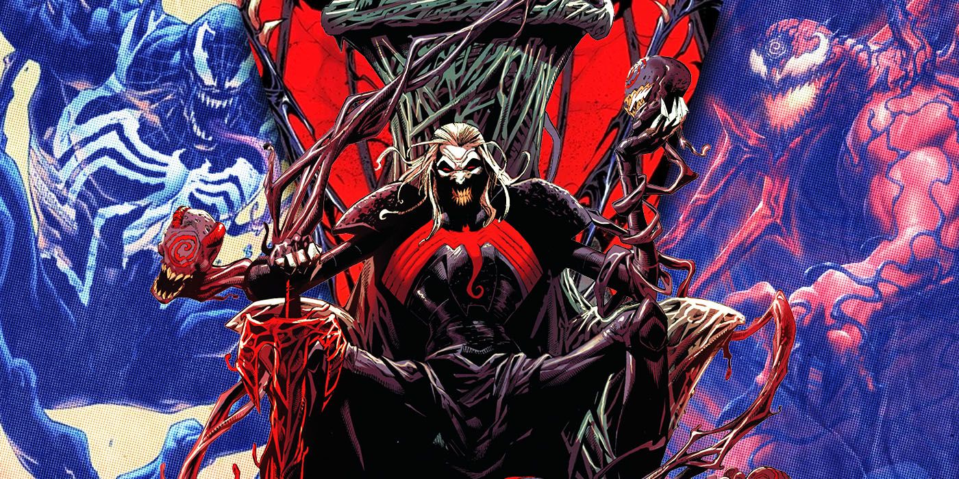 Split Images of Venom, Knull, Carnage