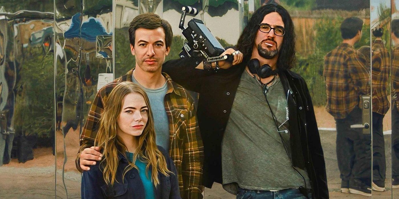 La maldición: Emma Stone, Benny Safdie, Nathan Fielder