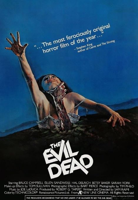 The Evil Dead 1981 movie poster