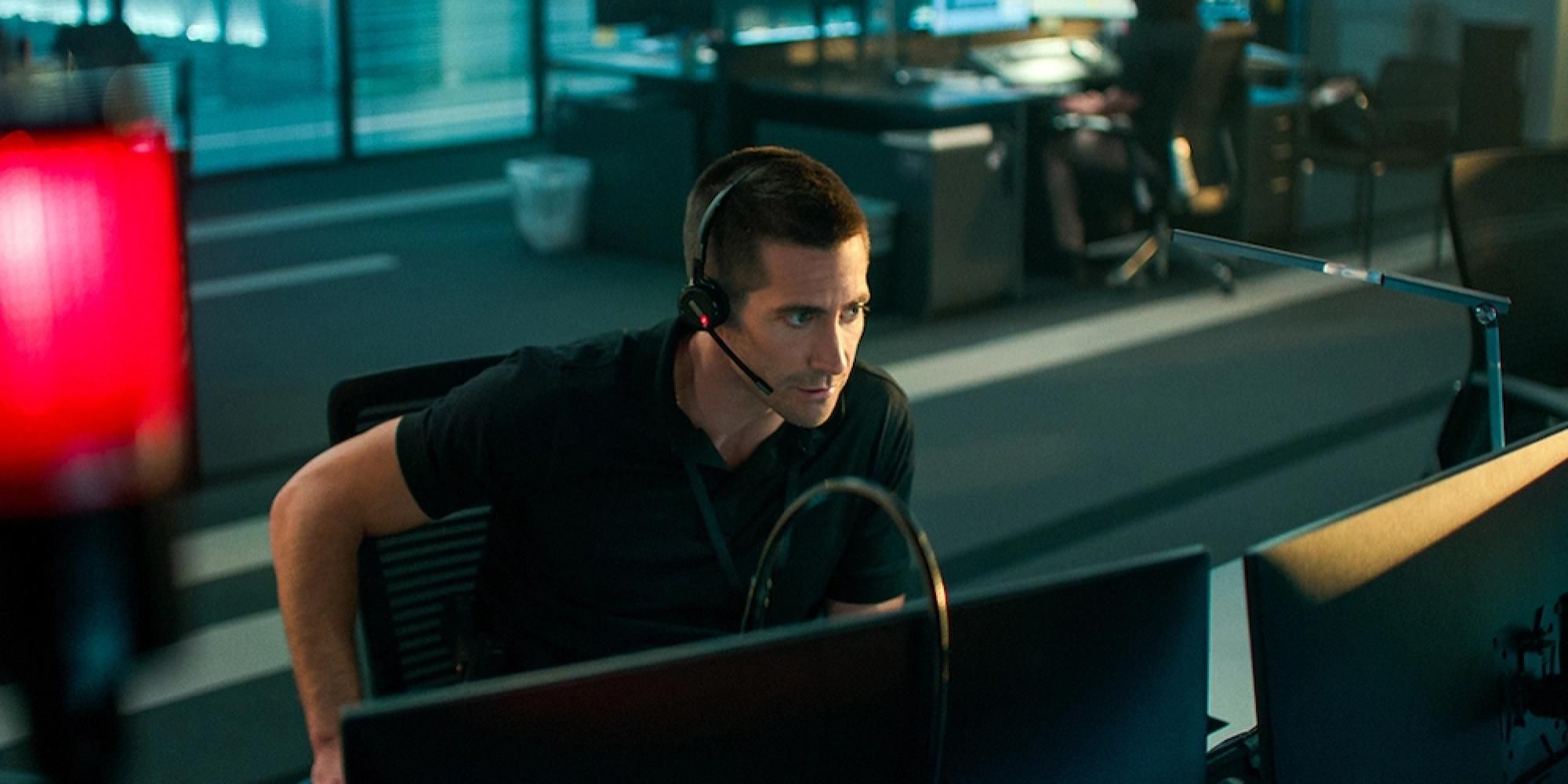 El culpable Jake Gyllenhaal como operador del 911.