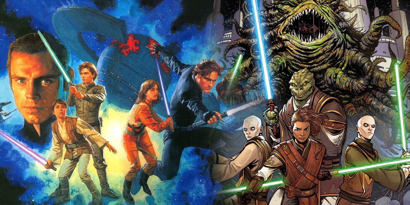 Characters from Star Wars Legends New Jedi Order blended with characters from Star Wars: The High Republic