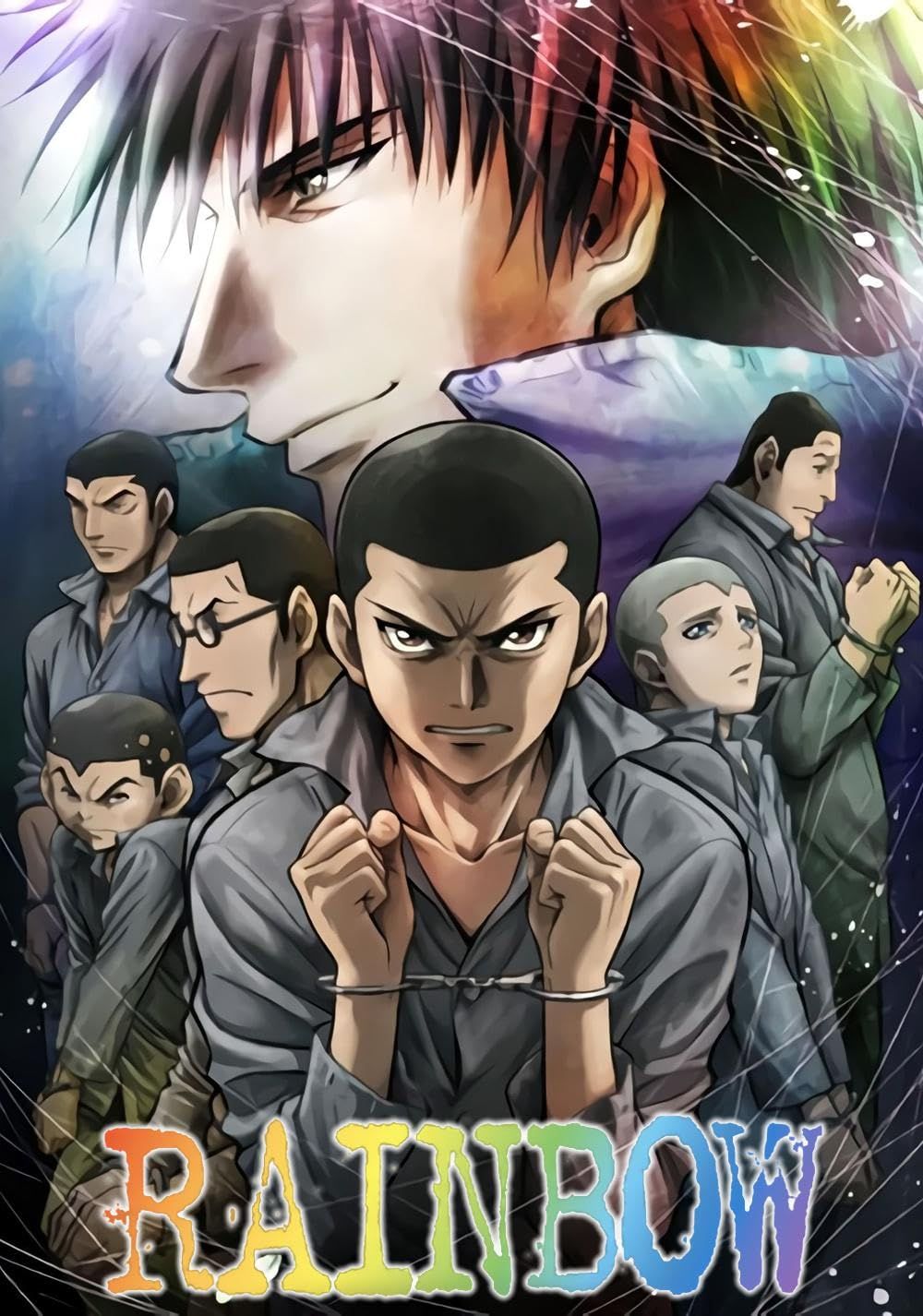 The main characters of Rainbow on the poster of the show
