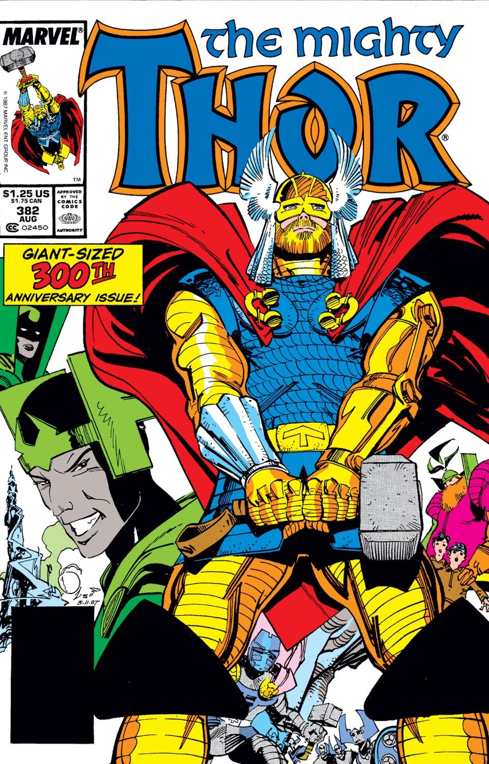 The final issue of Walter Simonson's Thor