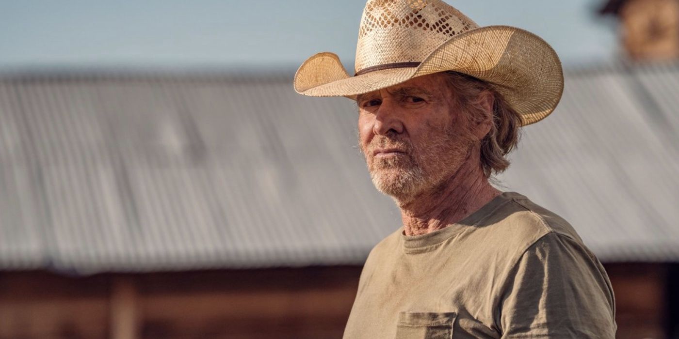 Garrett Randall wearing a cowboy hat on Yellowstone