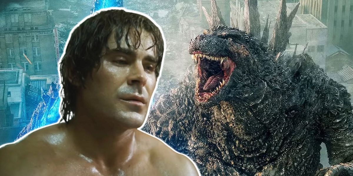 Zac Efron in The Iron Claw, Godzilla Minus One