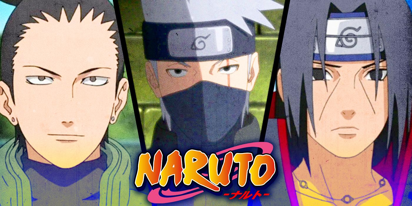 Shikamaru Nara, Kakashi Hatake and Itachi Uchiha from Naruto