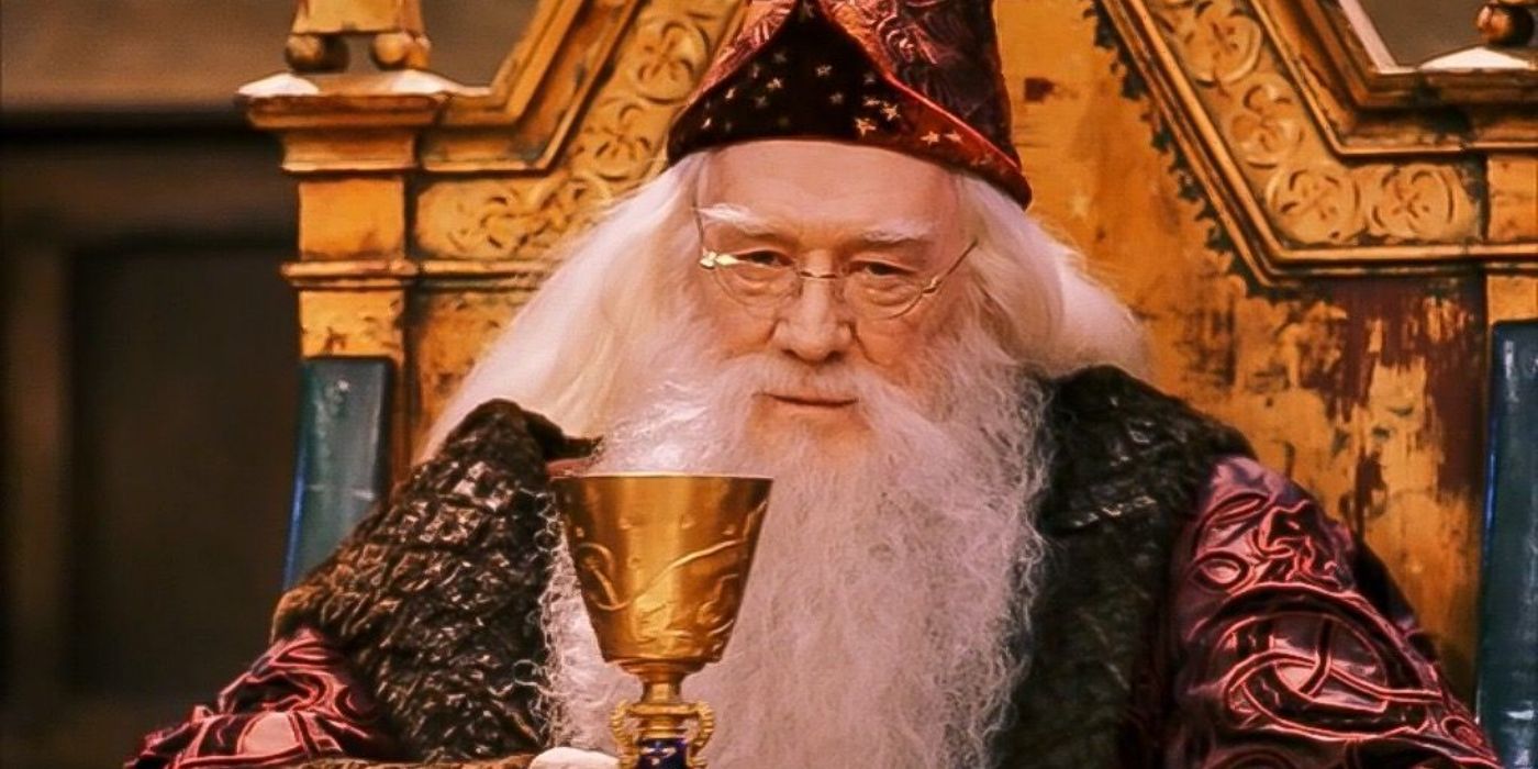 Richard Harris como Dumbledore em Harry Potter