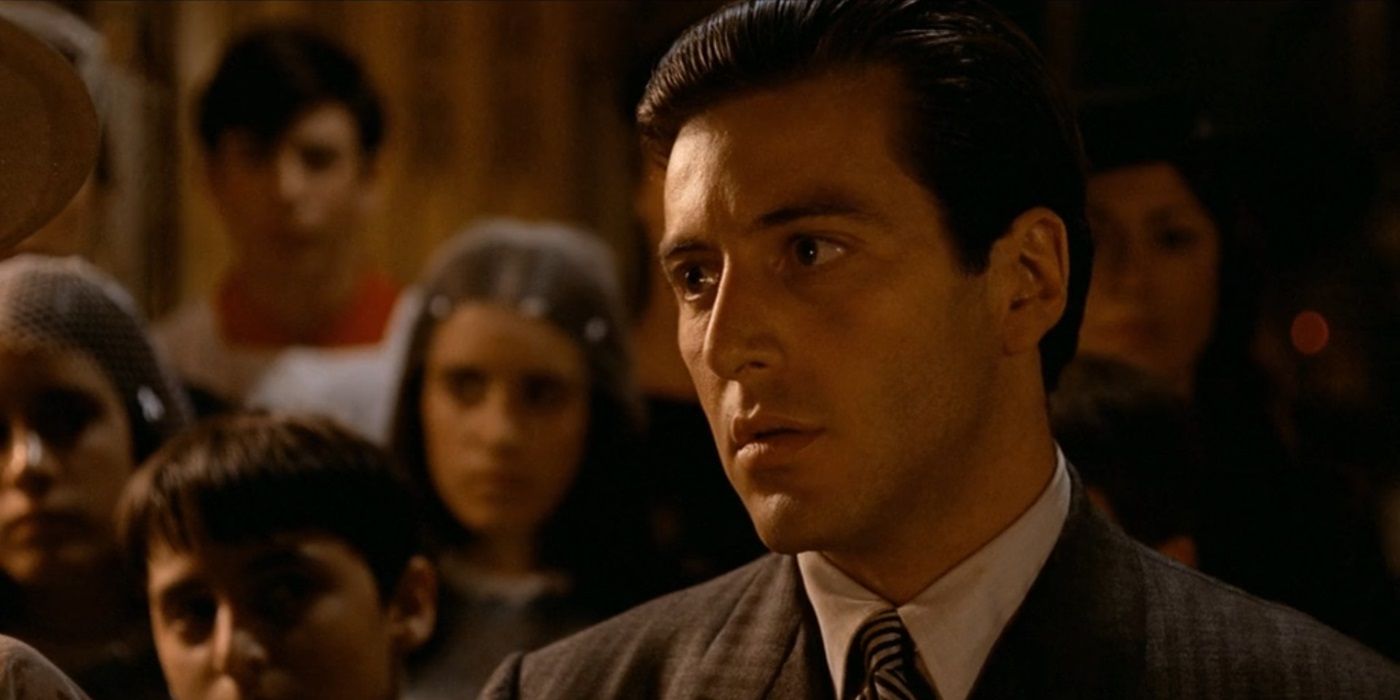 Al Pacino interpreta Michael Corleone em O Poderoso Chefão