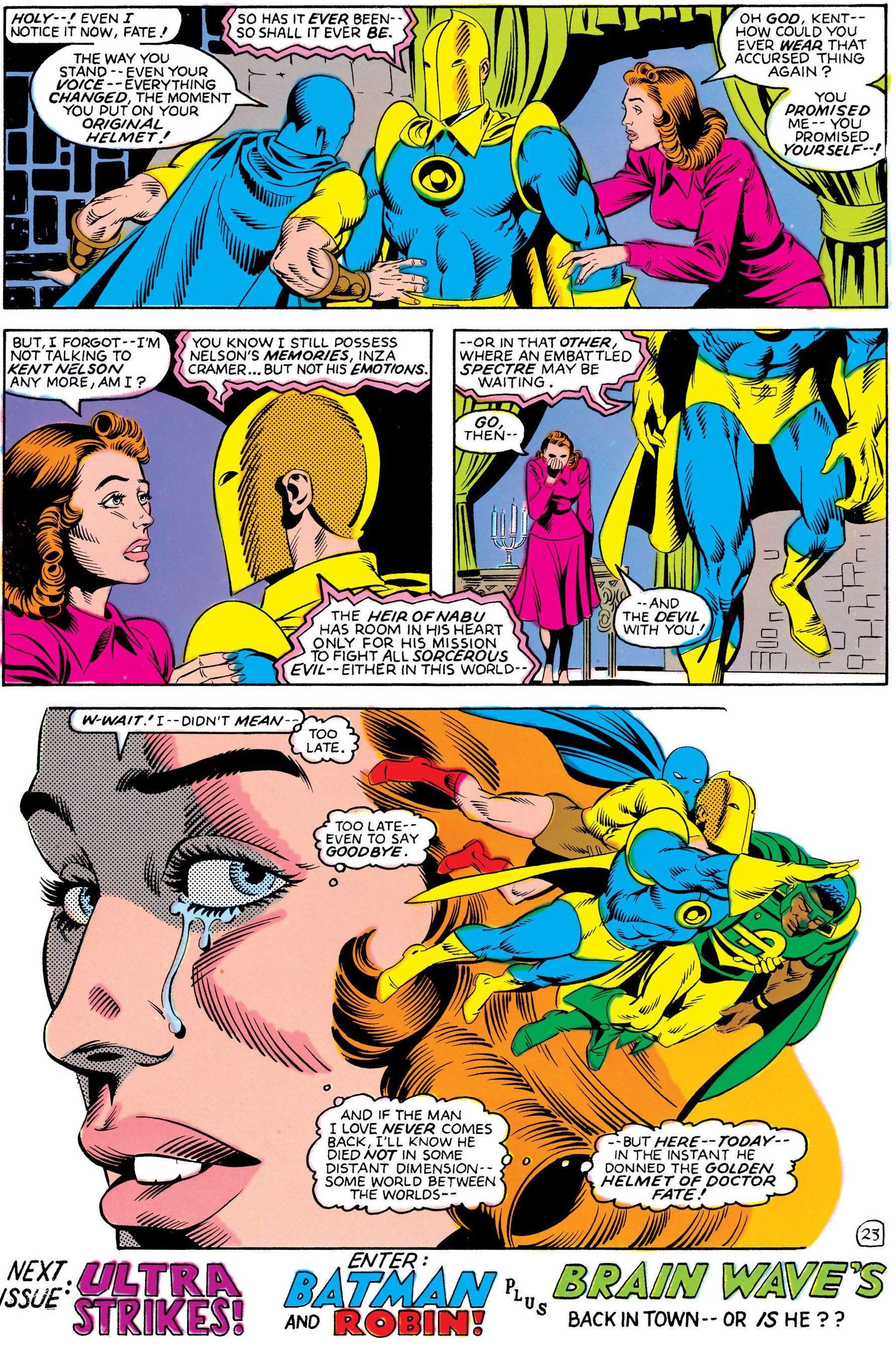 Doctor Fate gets his helmet back