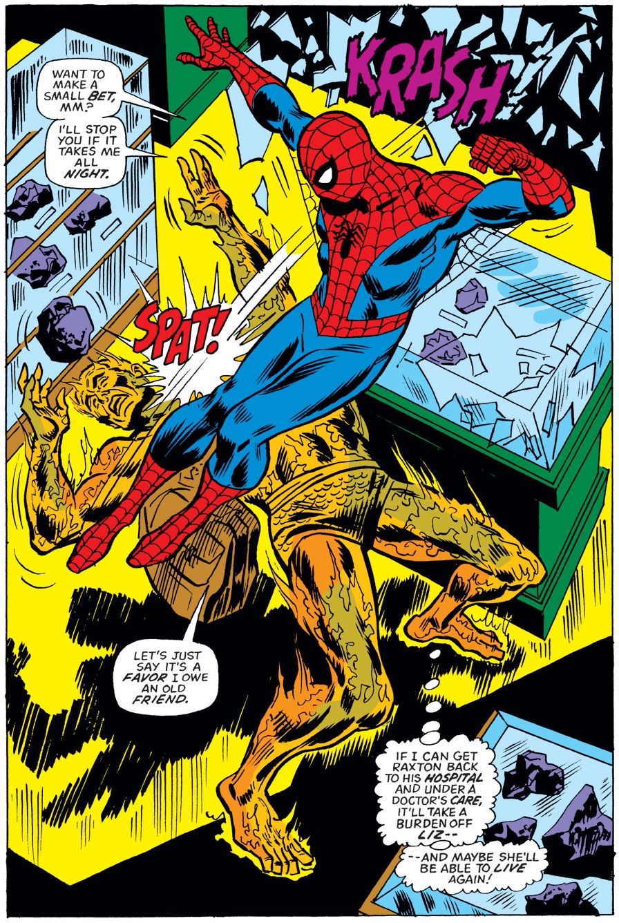 Spider-Man tries to capture Molten Man for Liz's sake