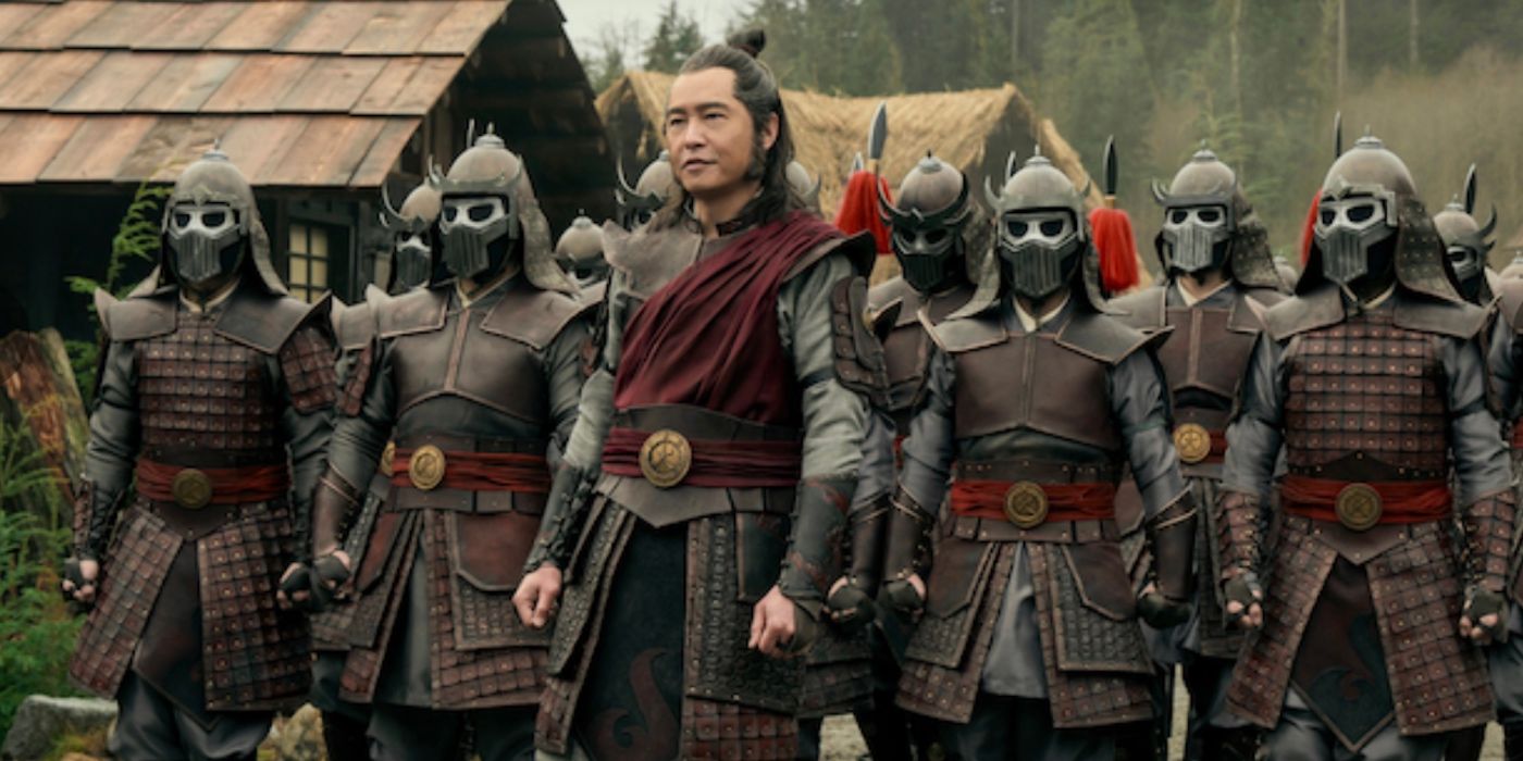 Zhao comanda um exército em Avatar: The Last Airbender