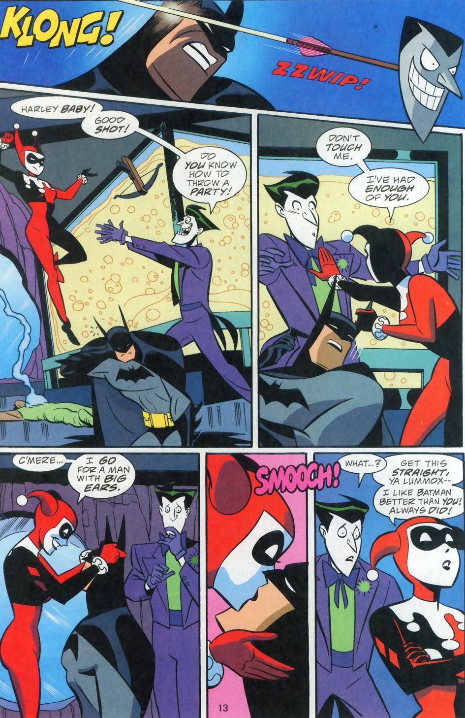 That Time Harley Quinn Tried to Make Joker Jealous By Kissing...Batman!?