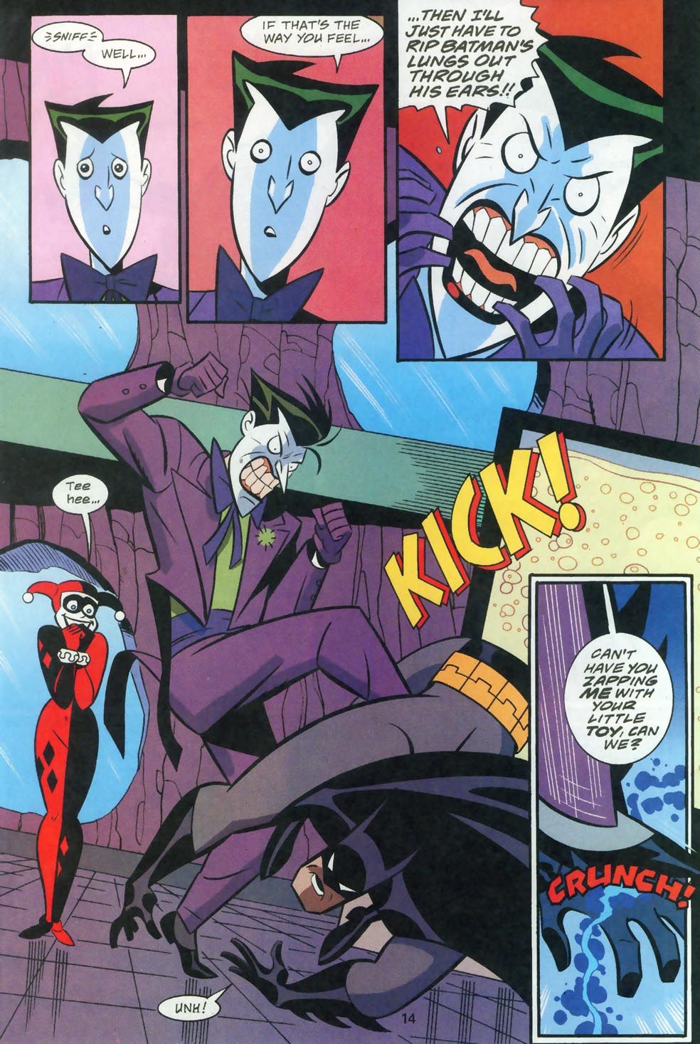 The Joker is back to normal now
