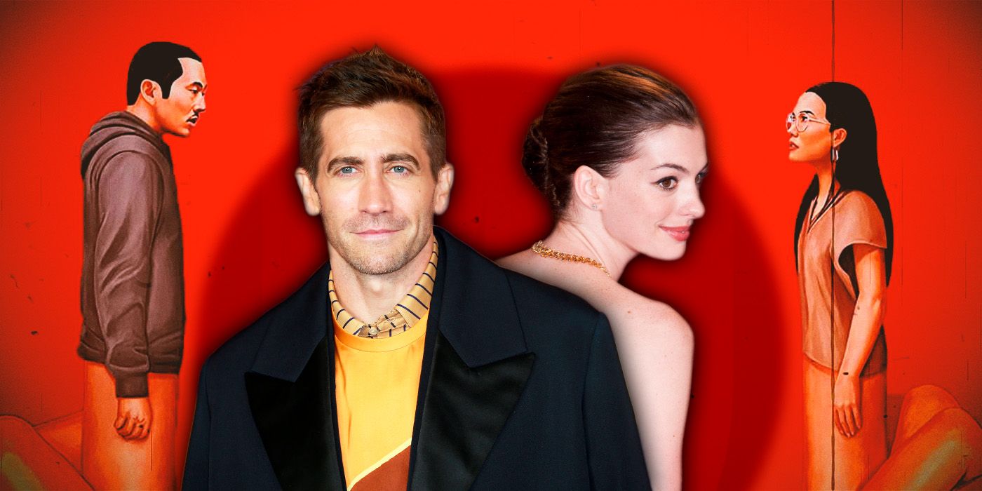 Beef poster with Jake Gyllenhaal and Anne Hathaway on the front