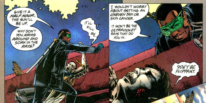 Blade Vampire Script The Origins of Blade, Marvel's Deadly Vampire Hunter, Explained