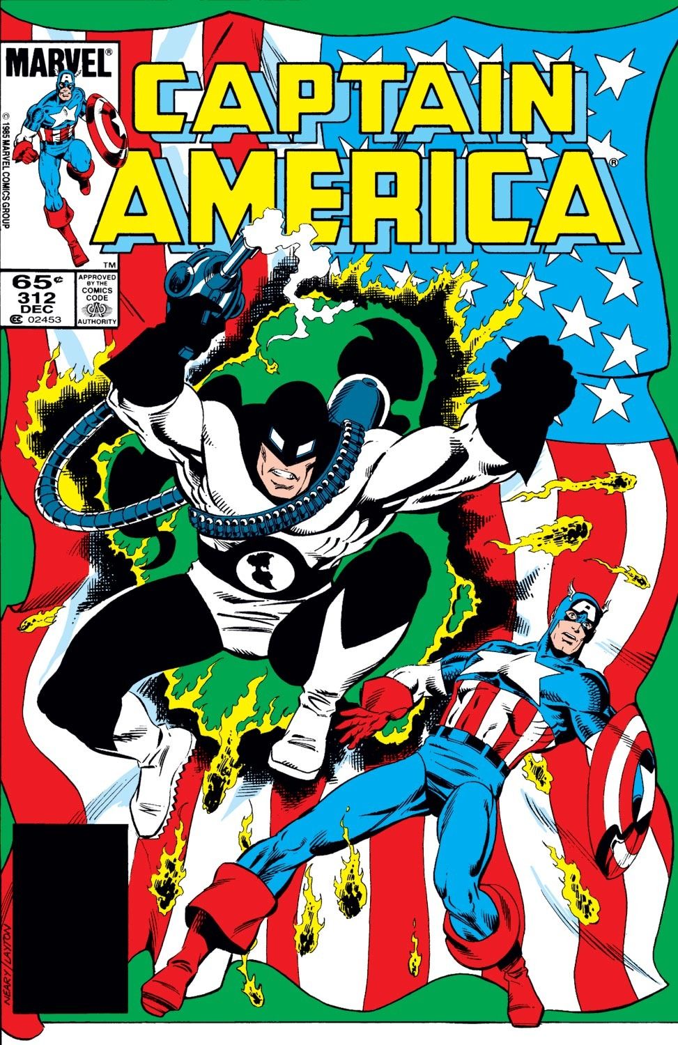 A capa do Capitão América #312