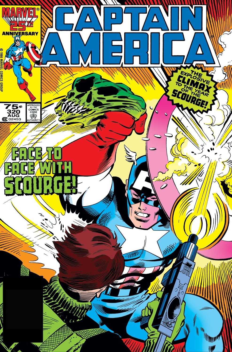 A capa do Capitão América #320